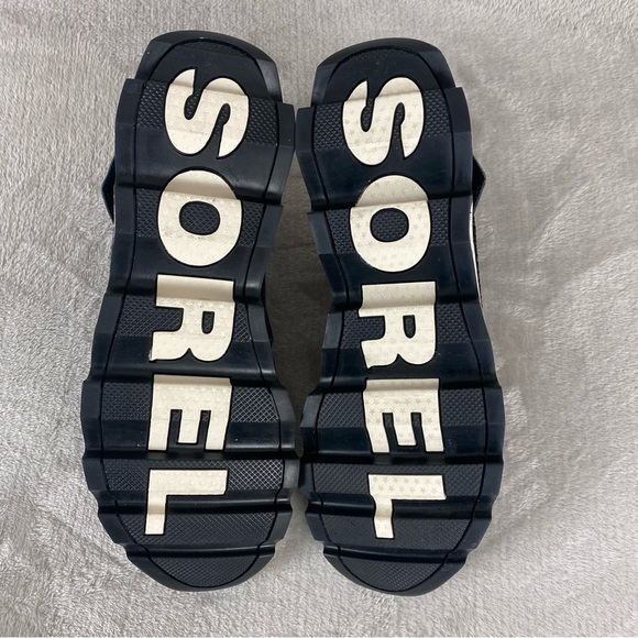 Sorel Kinetic Women's Sneakers Size 10.5 Black White Walking Comfort - Picture 9 of 10